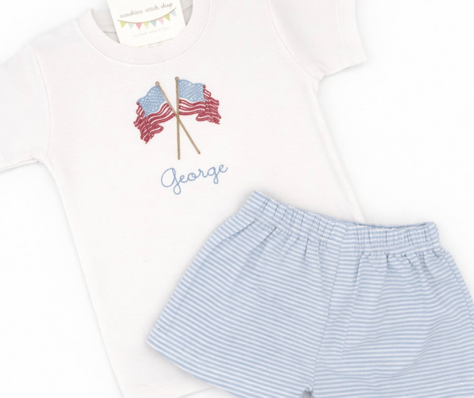 Patrotic Tee or Bubble - No Shorts