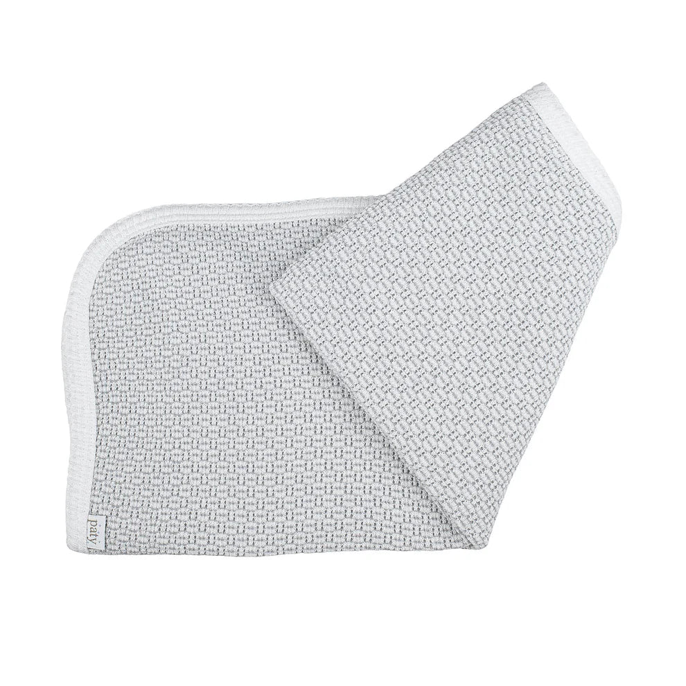 Paty Knit Solid Color Swaddle