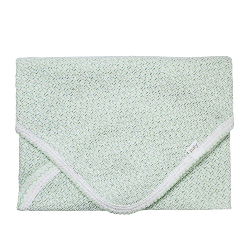 Paty Knit Solid Color Swaddle