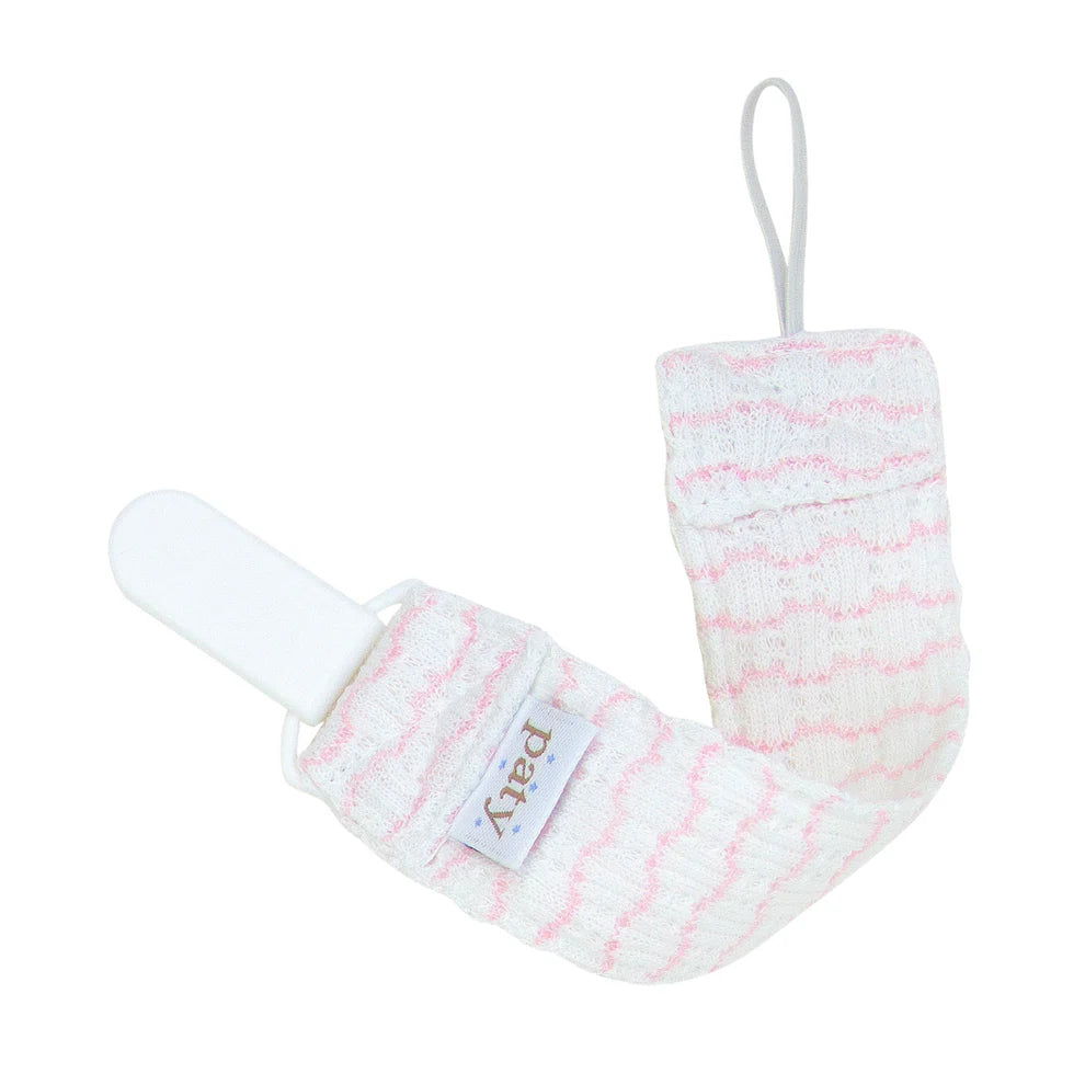 Paty Knit Pacifier Clip