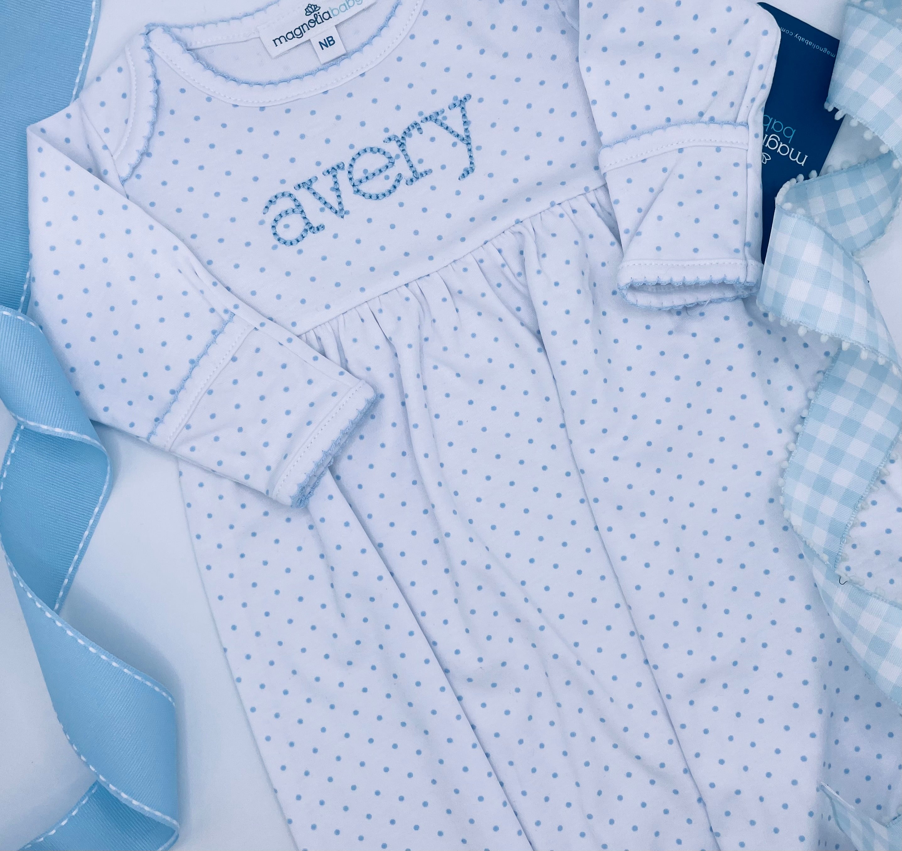 Magnolia Baby Mini Dots Gown
