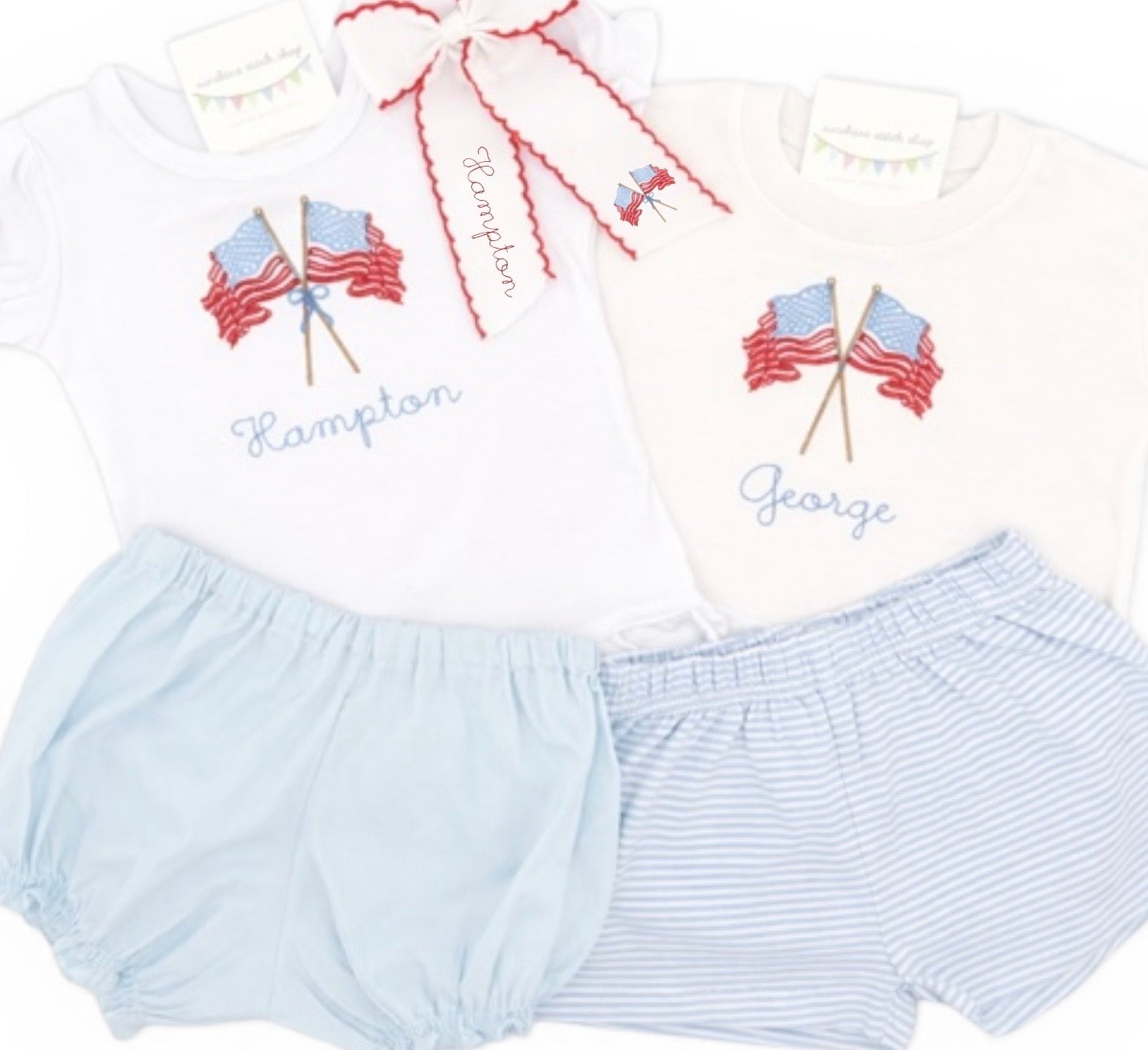 Patrotic Tee or Bubble - No Shorts