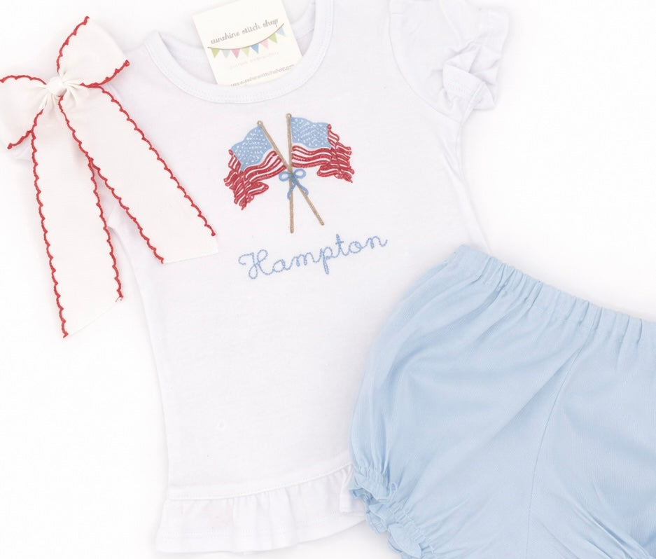 Patrotic Tee or Bubble - No Shorts